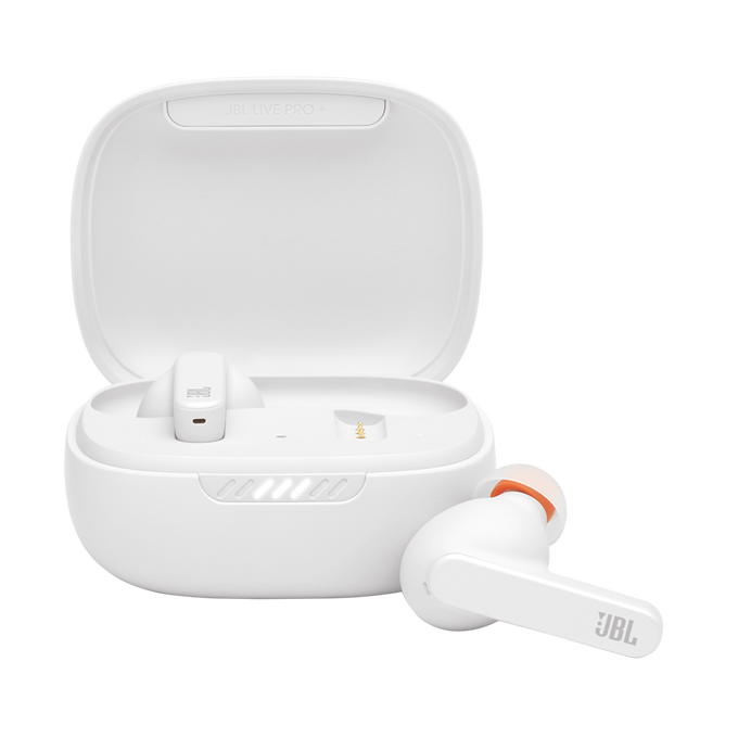 JBL Live Pro+ TWS - White - True wireless Noise Cancelling earbuds - Hero image number null